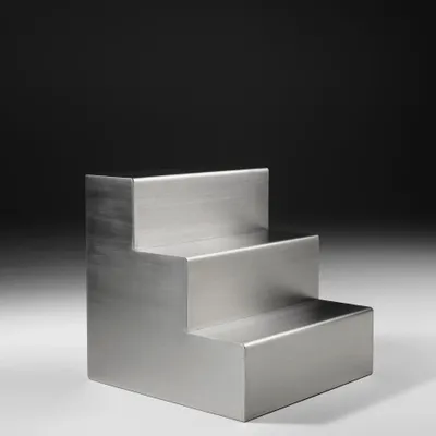 Autres tables  - Monolit Side Table -Stainless Steel - ARBORE BY CAREL WOODWORKS