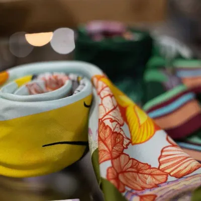 Scarves - scarf, Silk square 67, Pure silk, French creation and printing - KOUNTHEA RETH