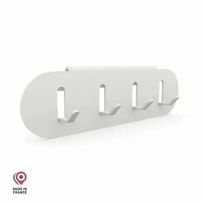 Decorative objects - MOTHER-OF-PEARL STEEL KEY RING - DECO-GEM