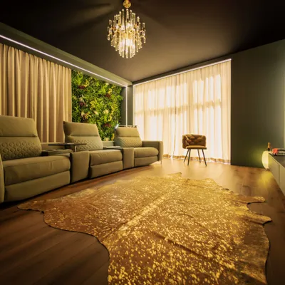 TV stands - High-end 30m² lounge - OPALE lounge - MYCINÉ