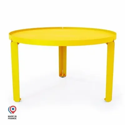Tables basses - TABLE BASSE EN ACIER JADE - DECO-GEM
