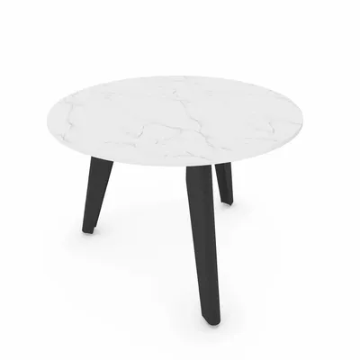 Coffee tables - ROUND COFFEE TABLE WITH DOVE MARBLE DECOR - DECO-GEM