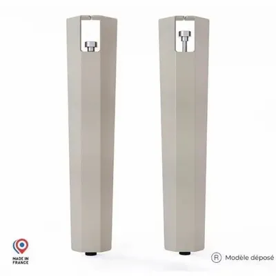 Coffee tables - SAPPHIRE STEEL COFFEE TABLE LEGS - SET OF 2 LEGS - DECO-GEM