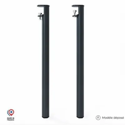 Other tables - TOPAZ STEEL STANDING DINING TABLE LEG - SET OF 2 LEGS - DECO-GEM