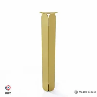 Tables basses - PIED DE TABLE BASSE EN ACIER JASPE - DECO-GEM