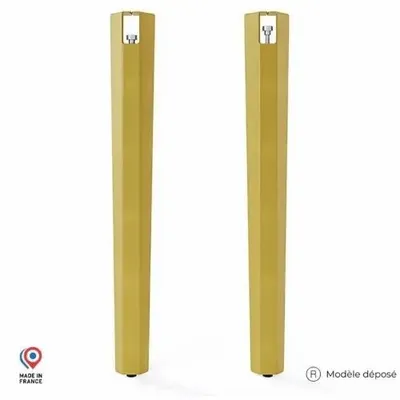 Tables Salle à Manger - PIED DE TABLE MANGE DEBOUT EN ACIER SAPHIR - LOT DE 2 PIEDS - DECO-GEM