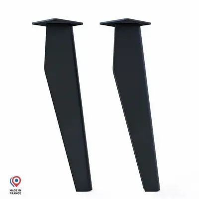 Coffee tables - OPAL STEEL COFFEE TABLE LEG - SET OF 2 LEGS - DECO-GEM