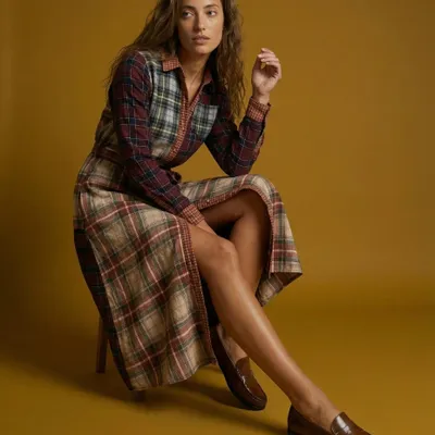 Prêt-à-porter - 122 . ROBE LONG ML CACTUS - STELLA FOREST