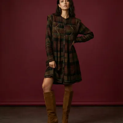 Prêt-à-porter - 129 . ROBE COURTE ML TAILEN - STELLA FOREST