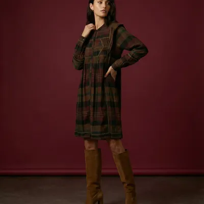 Prêt-à-porter - 129 . ROBE COURTE ML TAILEN - STELLA FOREST