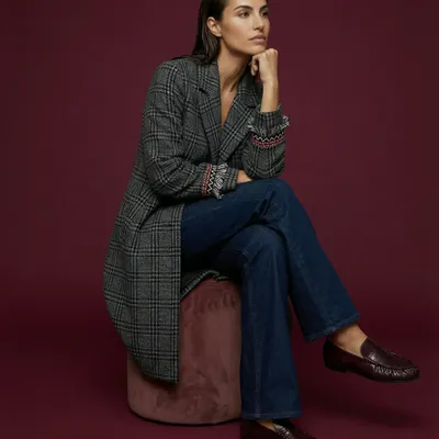 Prêt-à-porter - 715 . MANTEAU LONG ML LUCAS - STELLA FOREST