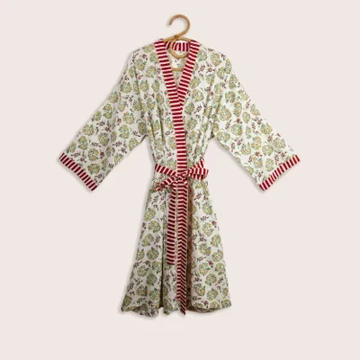 Prêt-à-porter - Kimono SARSO Offwhite - JAMINI BY USHA BORA