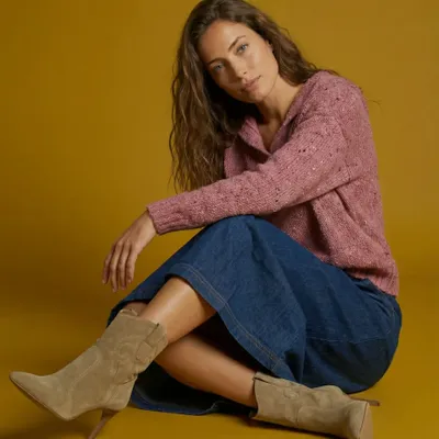 Prêt-à-porter - 502 . PULL CAPUCHE AGNES - STELLA FOREST