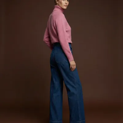 Prêt-à-porter - 500 . PULL COL MONTANT LIPSI - STELLA FOREST