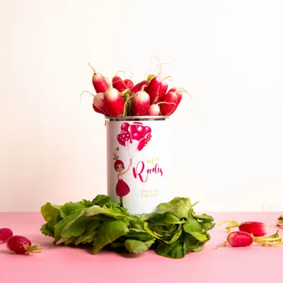 Gifts - Sowing kit\" Miss Radis\” Made in France - MAUVAISES GRAINES