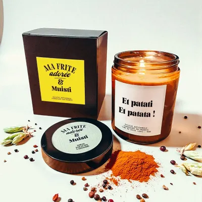 Decorative objects - Muisti & Ma Frite Adorée Candle - Et patati et patata – 160g - MUISTI
