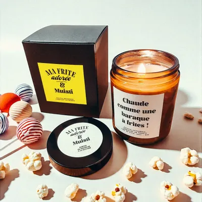 Decorative objects - Muisti & Ma Frite Adorée Candle - Hot as a Chip Shop - 160g - MUISTI