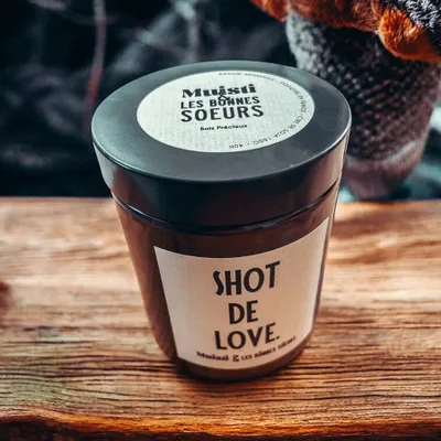 Objets de décoration - Bougie Muisti & LBS - Shot de love – Parfum Fleur d’oranger – 160g - MUISTI