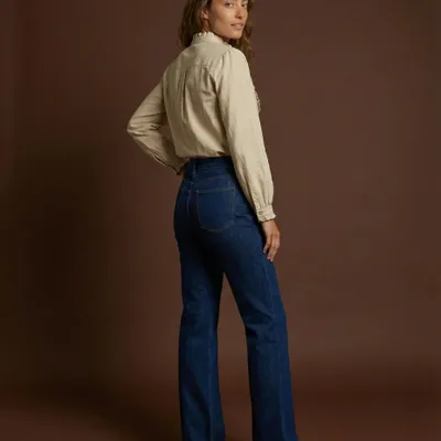 Apparel - 308 . SOLINE RUFFLE SHIRT - STELLA FOREST