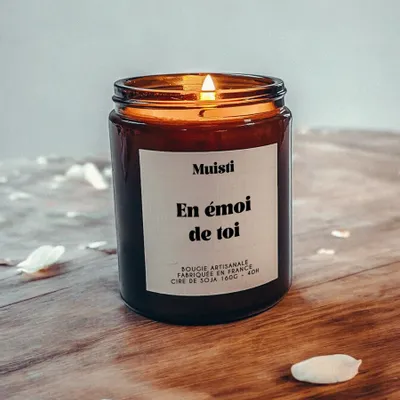 Decorative objects - Scented Candle - In Love with You - White Musk - 160g - MUISTI