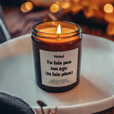 Decorative objects - Scented Candle - You Don't Look Your Age - White Musk - 160g - MUISTI