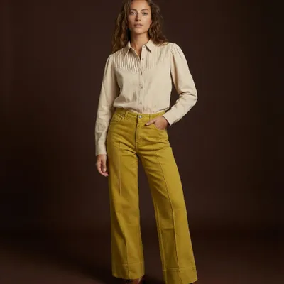 Prêt-à-porter - 308 . CHEMISE PLASTRON SOLINE - STELLA FOREST