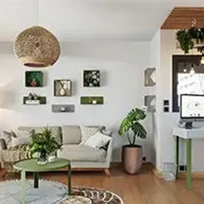 Decorative objects - STEEL WALL CUBE SHELF WITH AQUAMARINE BOTTOM - DECO-GEM