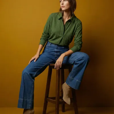 Apparel - 126 . ZELIE SHIRT TUNIC - STELLA FOREST