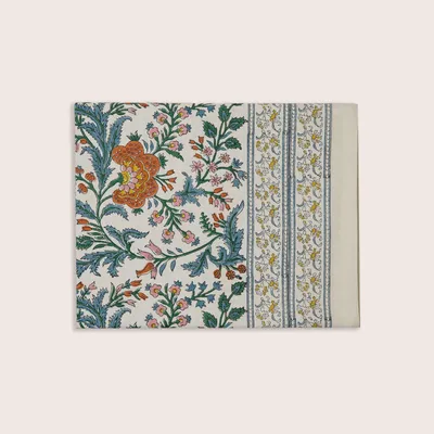 Linge de table textile - Nappe ARCHANA Orange - JAMINI BY USHA BORA