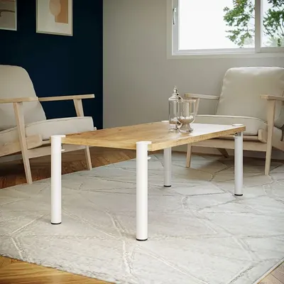 Tables basses - PIED DE TABLE BASSE EN ACIER TOPAZE - LOT DE 2 PIEDS - DECO-GEM