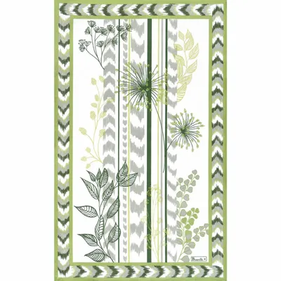 Tea towel - Summer leaves tea towel - BEAUVILLÉ