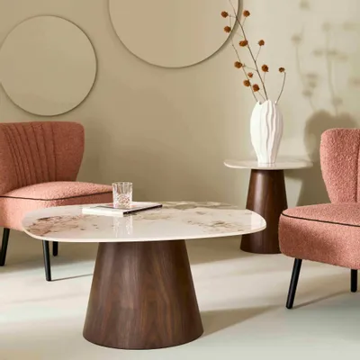 Tables basses - Table basse céramique Alessandra - SIGNATURE MOBILIER ET DÉCORATION