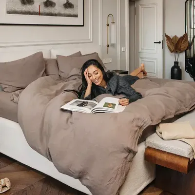 Linge de lit - Ensemble de housse de couette – double UE + taies d’oreiller standard - MAGICLINEN