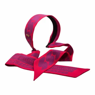 Serre-tête - Serre-tête Adriana pans longs motifs mailles - MAISON FITZGERALD