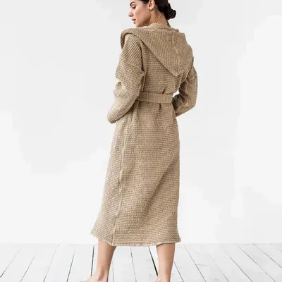 Peignoirs - Peignoir de bain en lin gaufré - MAGICLINEN