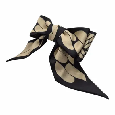 Barrettes - Lara bow hair clip with mesh patterns - MAISON FITZGERALD