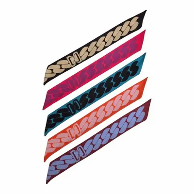 Bijoux - Mini twilly, Alba interchangeable motifs mailles - MAISON FITZGERALD