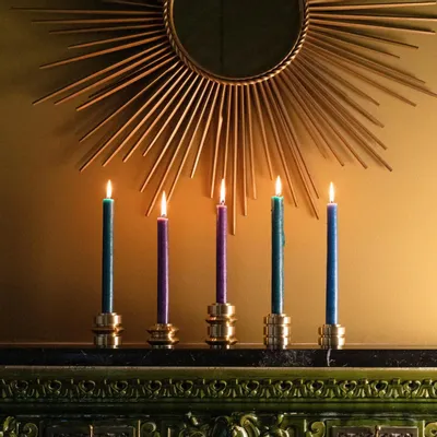 Decorative objects - PALACE candle holder - solid brass - MAISON PECHAVY