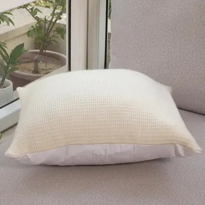 Coussins textile - Coussin en laine gaufrée : Leo - PASHMA