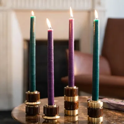 Decorative objects - DANDY Tobacco Candle Holder - MAISON PECHAVY