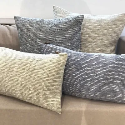 Coussins textile - Freya : coussin en coton et lin - PASHMA