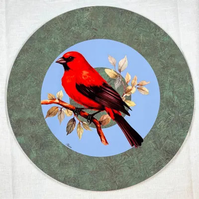 Sets de table - Sets de table - ucceldibosco sottopiatto rotondo - #02 - FURIA LIVING