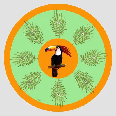 Table mat - Bottle coaster - Tupanc Primo Sottobottiglia - #01 - FURIA LIVING