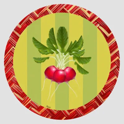 Dessous de plat - Dessous de verre - Orto Sottobicchiere Rotondo - #03 - FURIA LIVING