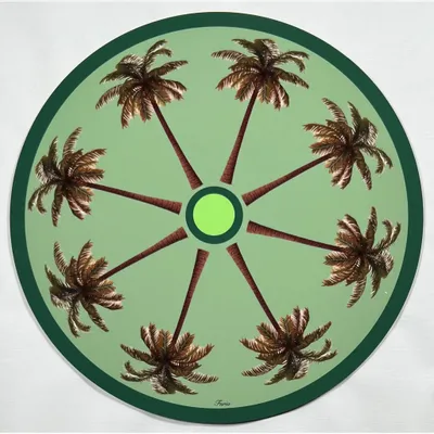 Table mat - Coasters - Palma Sottobicchiere Rotondo - #06 - FURIA LIVING