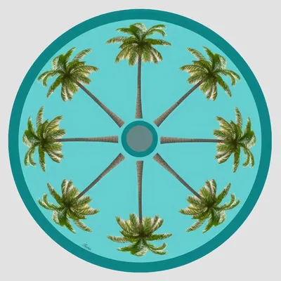 Dessous de plat - Dessous de bouteille - Palma Sottobottiglia Rotondo - #04 - FURIA LIVING