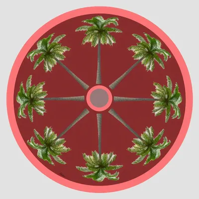 Dessous de plat - Dessous de bouteille - Palma Sottobottiglia Rotondo - #05 - FURIA LIVING