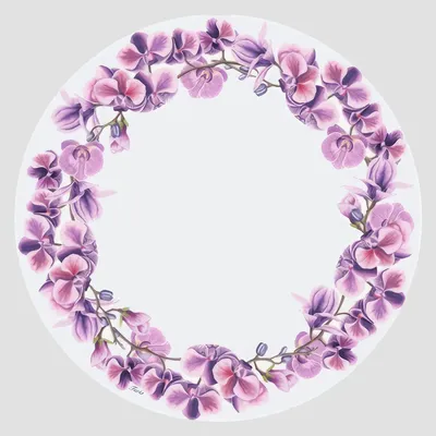 Table mat - Coasters - Girofiori Sottobicchiere Rotondo - #03 - FURIA LIVING