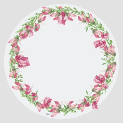 Table mat - Coasters - Girofiori Sottobicchiere Rotondo - #06 - FURIA LIVING