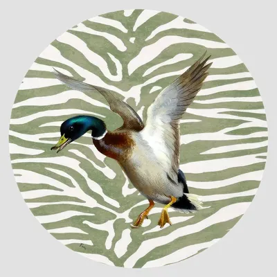 Placemats - placemats - Anatra Sottopiatto Rotondo - #01 - FURIA LIVING